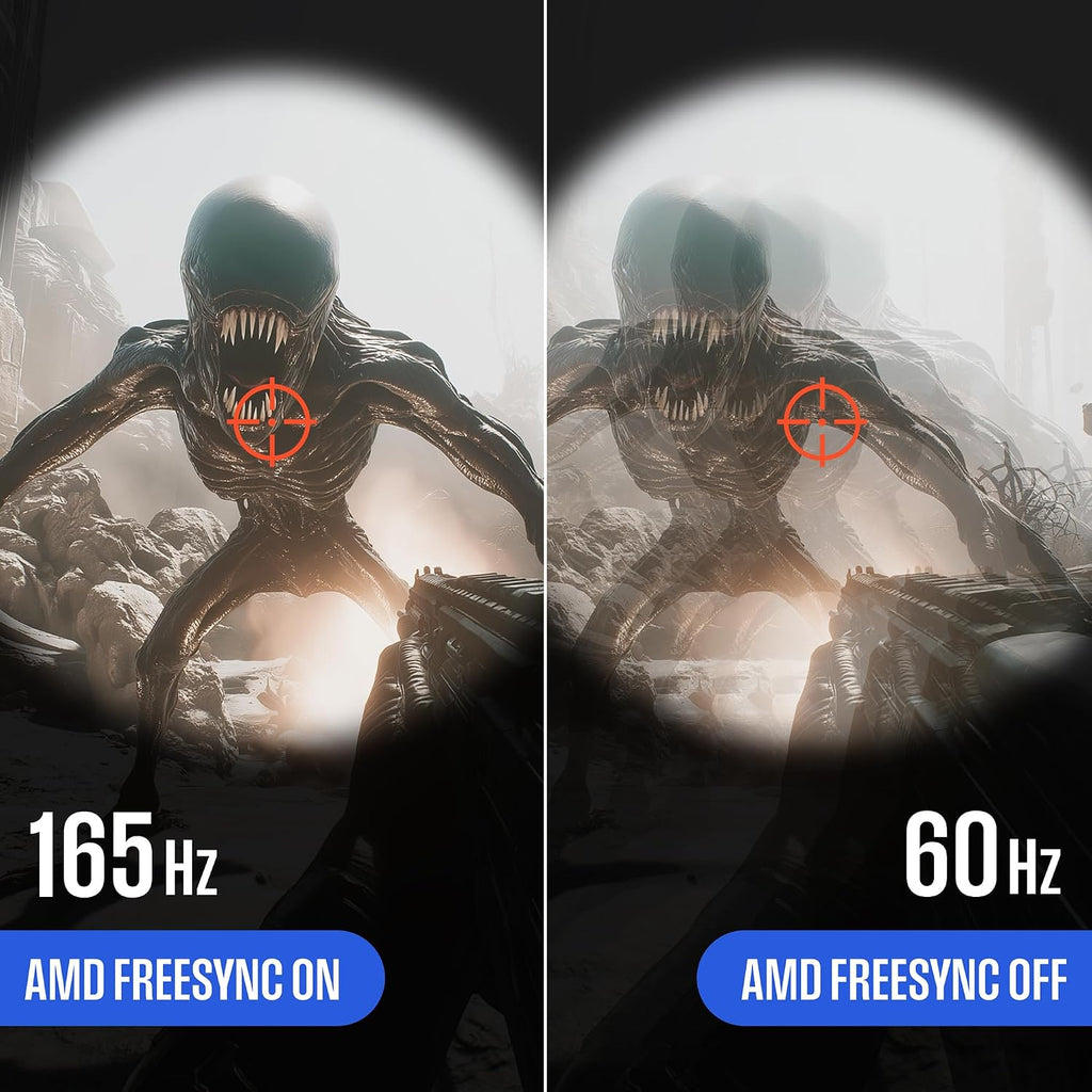 Westinghouse 32 Inch Curved Gaming Monitor, 165Hz, 1ms, FHD 1080P, 3000:1 Contrast Ratio, 118% SRGB, 1500R, AMD FreeSync, Eyecare, for PC Games with Built-in Speakers, DisplayPort, HDMIx2