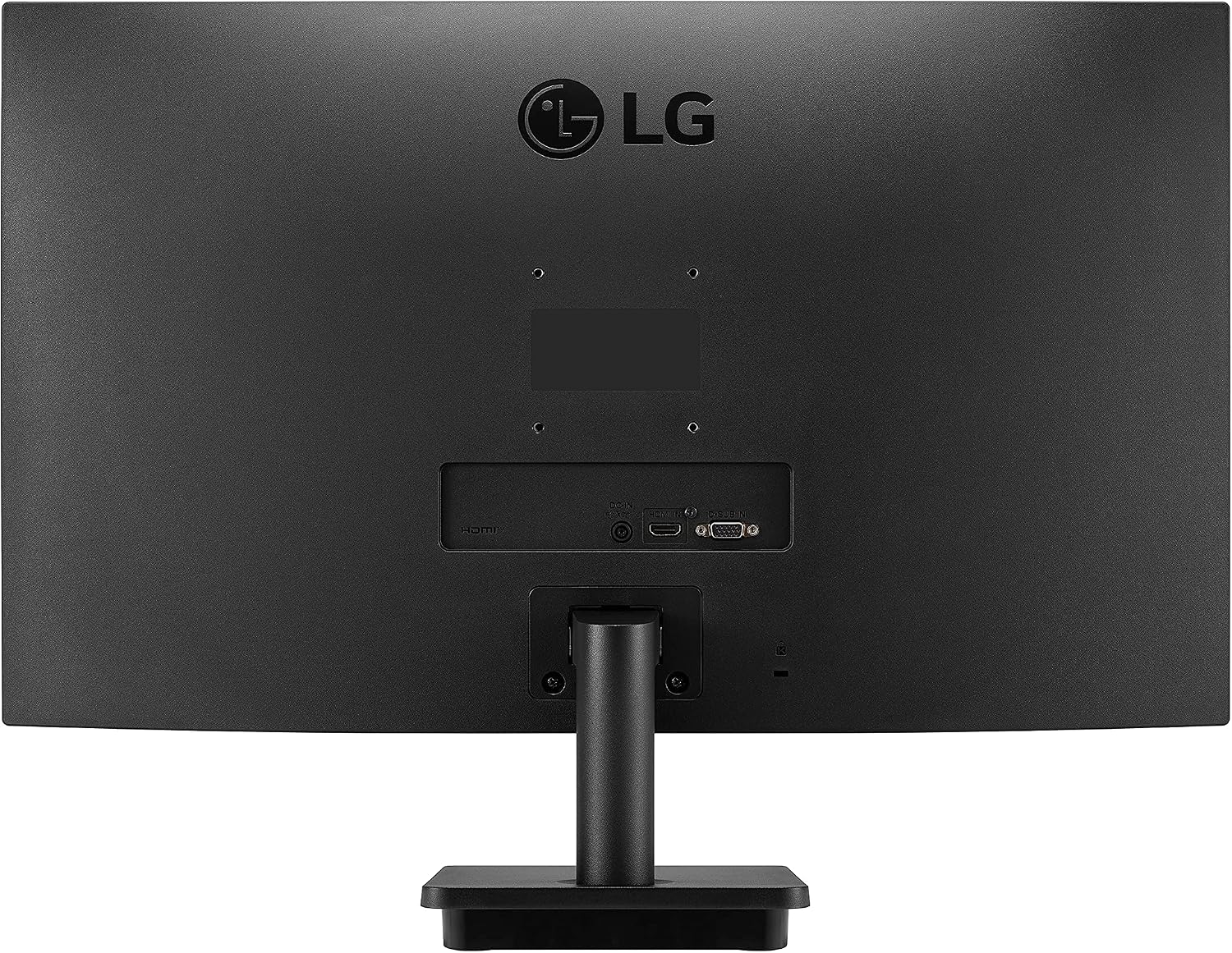 LG 27MP400-B 27' Full HD (FHD) (1920 x 1080) IPS Display with 3-Side Virtually Borderless Design & Mountable Monitor, 75hz, AMD FreeSync and OnScreen Control – Black