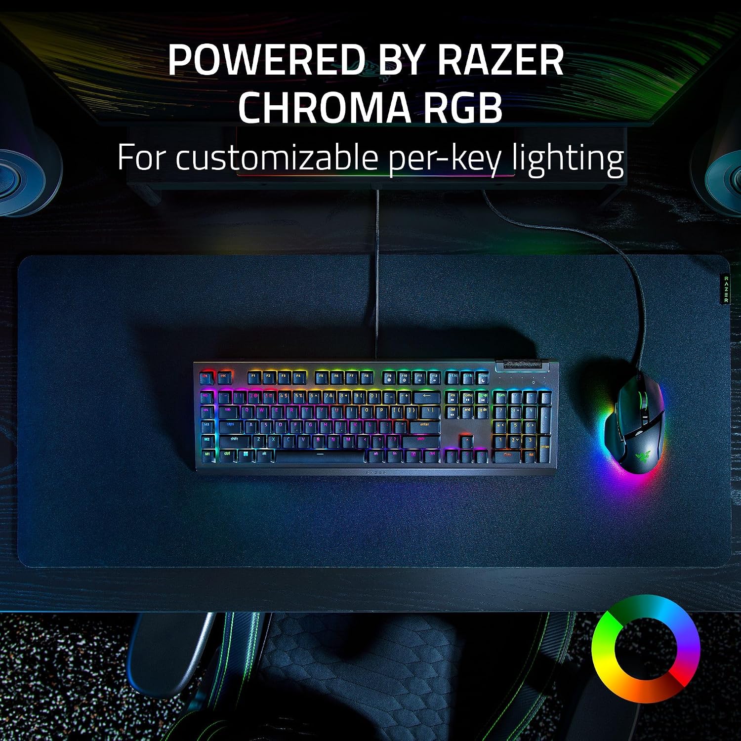 Razer BlackWidow V4 X Mechanical Gaming Keyboard: Green Switches Tactile & Clicky - 6 Macro Keys - Chroma RGB - Doubleshot ABS Keycaps - Roller & Media Keys - Snap Tap
