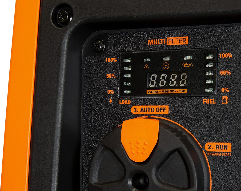 WEN 56455i Super Quiet 4500-Watt RV-Ready Portable Inverter Generator with Fuel Shut-Off and Electric Start Black