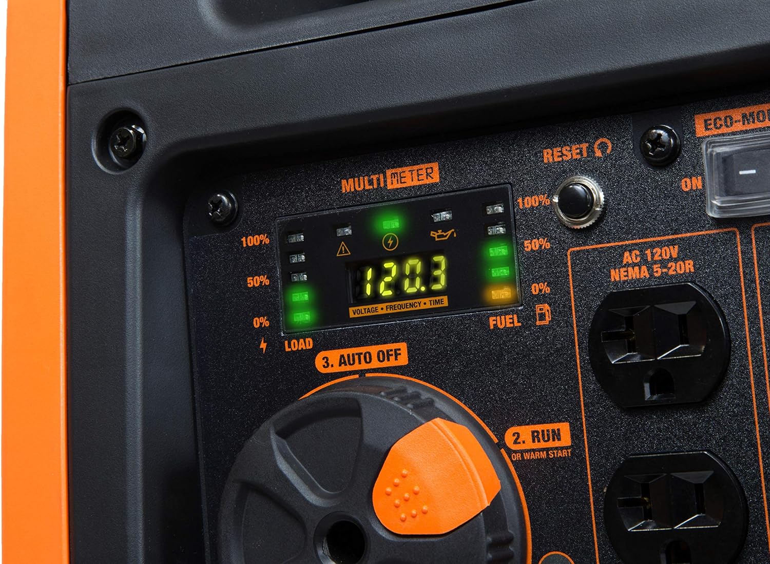 WEN Super Quiet 3800-Watt RV-Ready Portable Inverter Generator with Fuel Shut-Off and Electric Start (56380i)