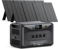 BLUETTI Apex 300 Solar Generator with 2 350W Solar Panels, 2764.8Wh LFP Battery Backup with 6 3840W AC Outlets (7680W Surge), 120V/240V Dual Voltage, Ideal for Camping and Off-Grid Living