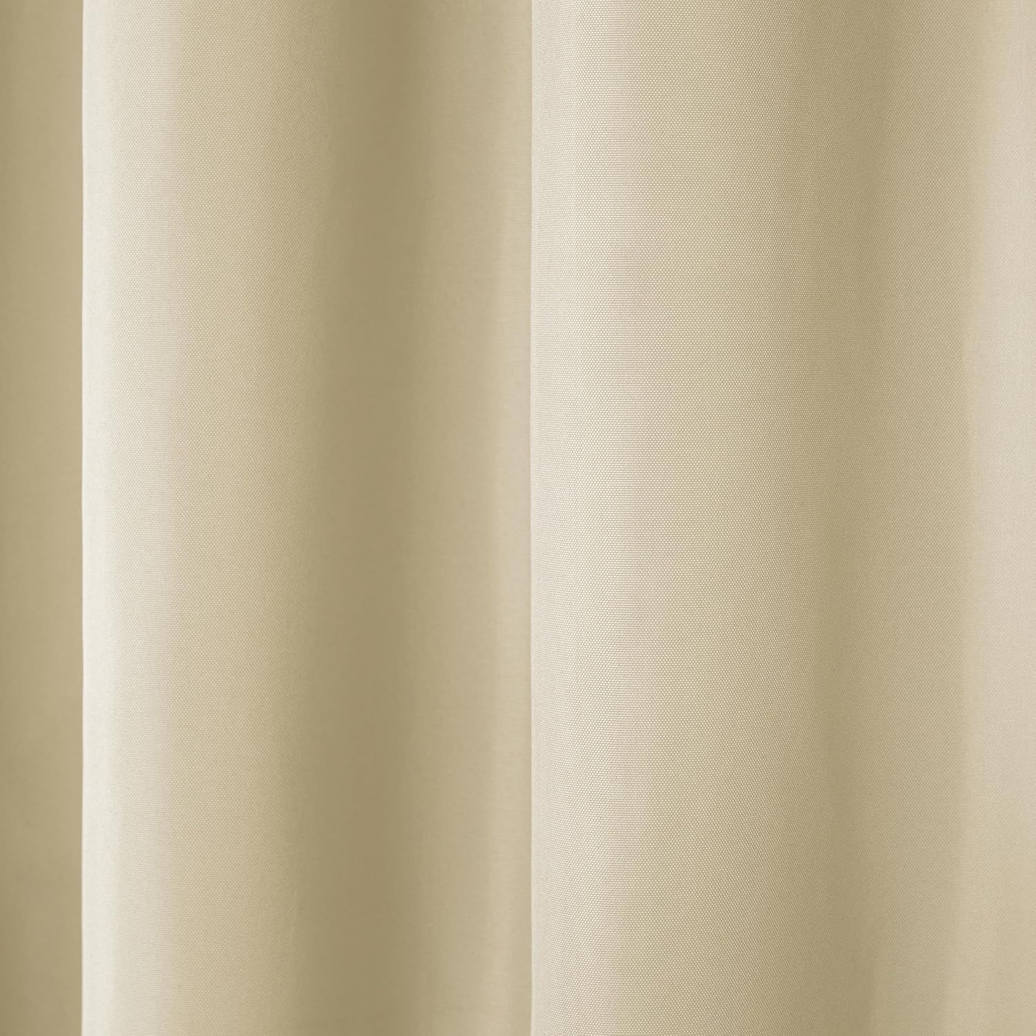 TOWN & COUNTRY BASICS Outdoor Curtain Natural Solid Heavyweight | 54'W x 108'L | Light Filtering | Grommet Top | Water Repellent | Pack of 12