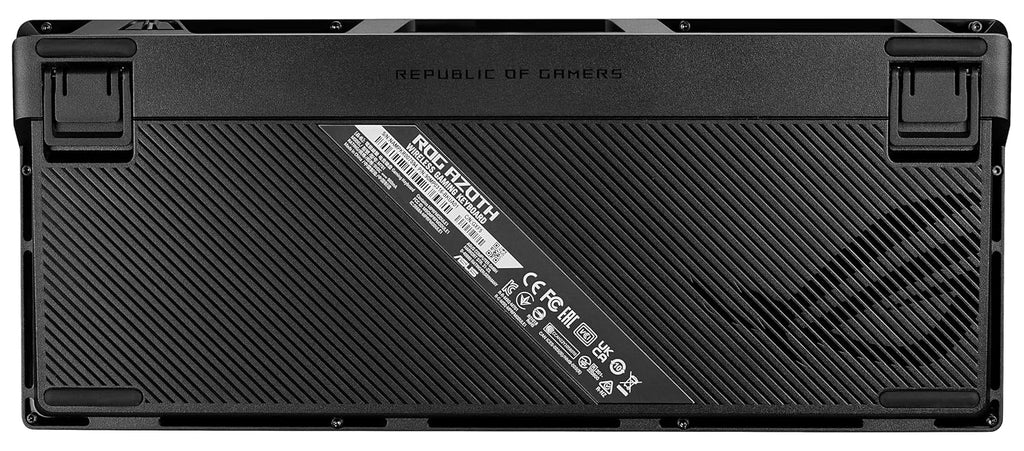 ASUS ROG Azoth Wireless Mechanical Gaming Keyboard – 75% TKL, Tri-Mode Connectivity, Hot Swappable Pre-lubed ROG NX Storm Clicky Switches, PBT Keycaps, RGB, OLED Display, PC/Mac Support - Black