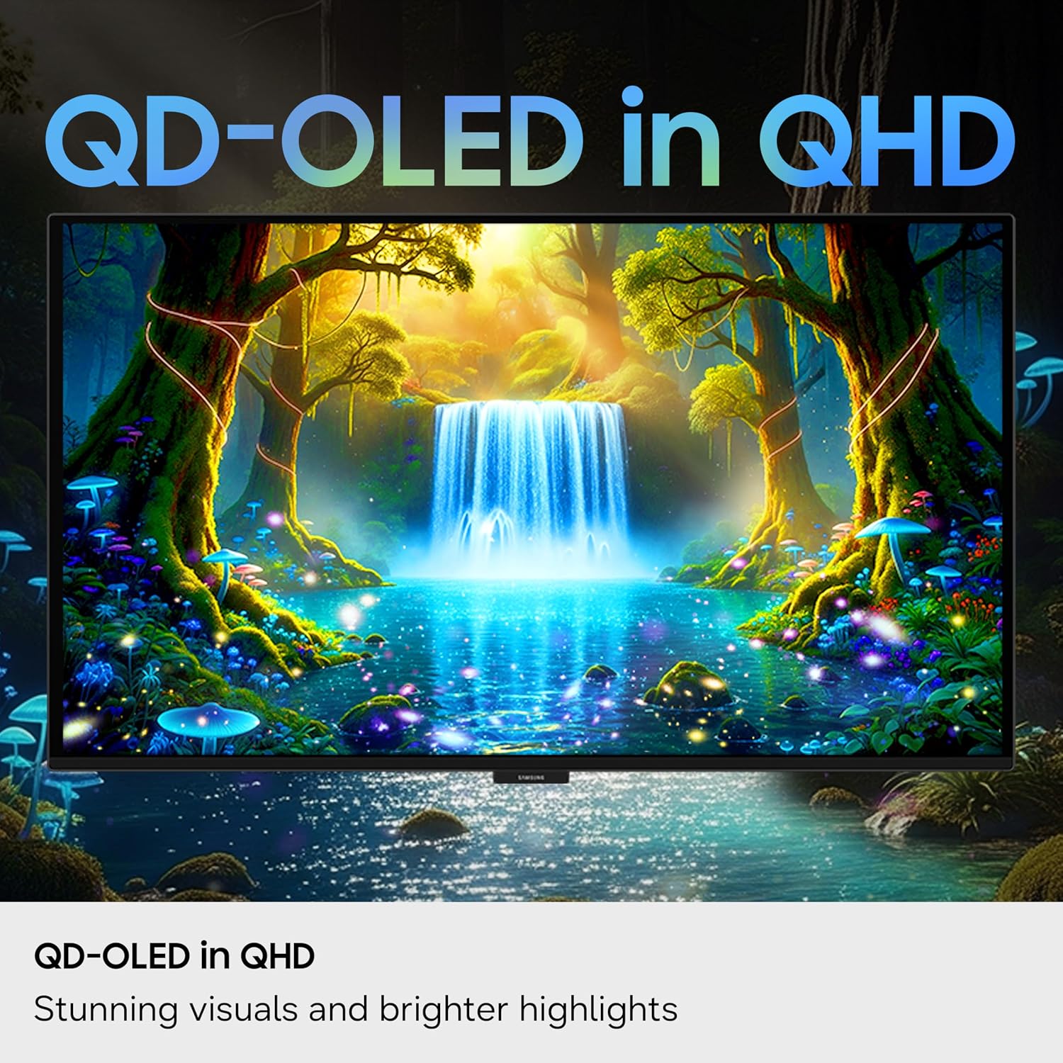 Samsung 27' Odyssey OLED G6 (G61SH) Gaming Monitor - QD-OLED, QHD (1440P), 240Hz, 0.03ms, Glare-Free, Pantone Validated, HDR10, Height-adjustable stand, OLED Safeguard, 3 Year Warranty, LS27HG612SNXZA