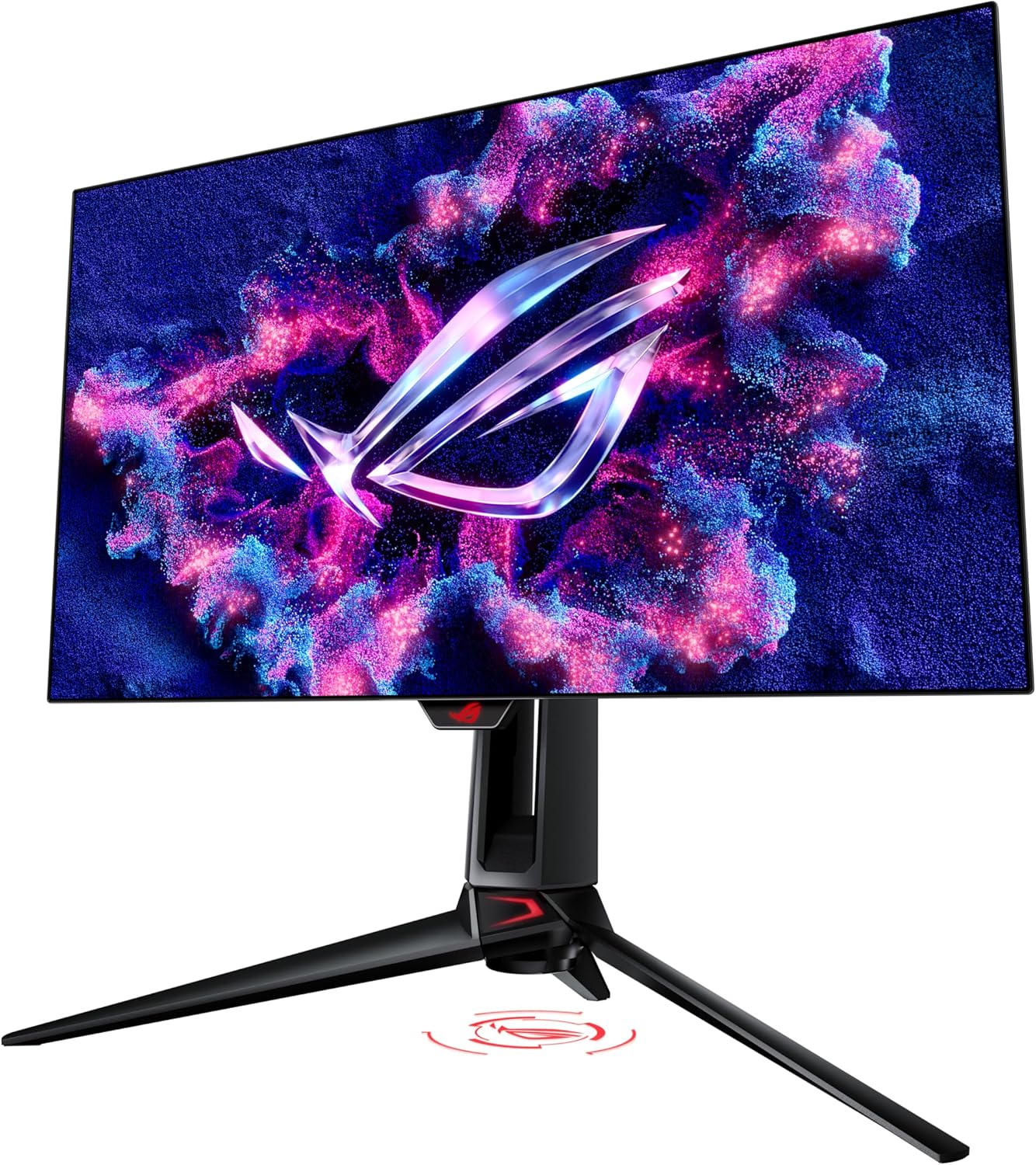 ASUS ROG Swift OLED 27' 1440P Gaming Monitor (PG27AQDP) - WOLED, QHD, 480Hz, 0.03ms, G-SYNC Compatible, Custom Heatsink, AI Assistant, DisplayHDR400 True Black, 99% DCI-P3, True 10-bit, DisplayWidget