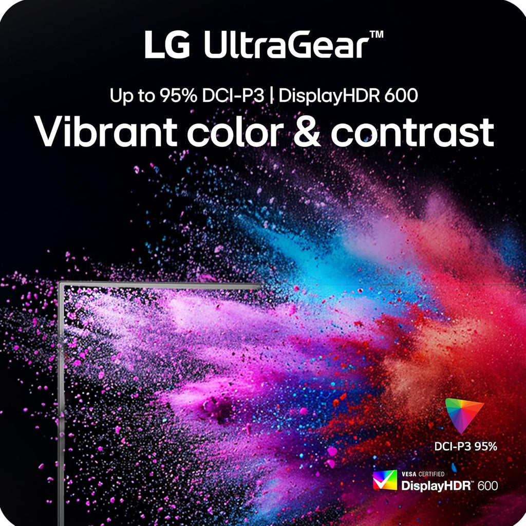 LG 37G800A-B 37-Inch Ultragear 4K UHD (3840 x 2160) Curved Gaming Monitor, 165Hz, 1ms, FreeSync Premium Pro, DisplayHDR 600, HDMI 2.1, DisplayPort, USB Type-C, Tilt/Height/Swivel Stand, Black