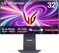 LG ‎32GS95UE 32-inch Ultragear OLED Gaming Monitor UHD 240Hz 0.03ms DisplayHDR True Black 400 AMD FreeSync Premium Pro NVIDIA G-Sync HDMI 2.1 DisplayPort Tilt/Height/Swivel Stand Black