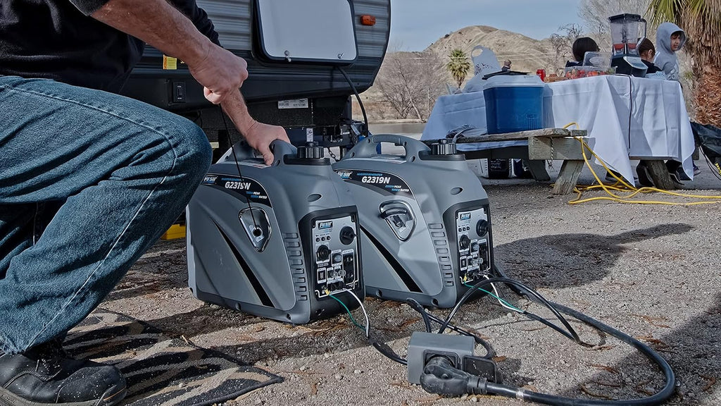 Pulsar 2,300W Portable Gas-Powered Quiet Inverter Generator With USB Outlet & Parallel Capability, Carb Compliant, G2319N