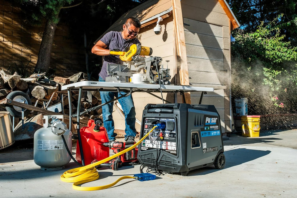 Pulsar 9500W Dual Fuel Portable Inverter Generator for Residential and Camping Use GD950BN