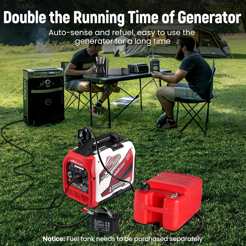maXpeedingrods 12V DC Gasoline Electric Fuel Pump, Automatically Pump Fuel, Extended Running Time for Generator Without Stopping, Precise Control and No Fuel Leak