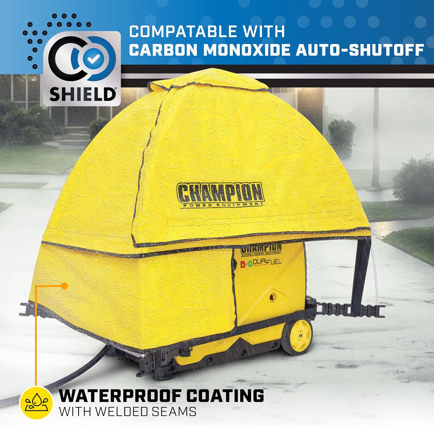 Champion Power Equipment 100603 Storm Shield Severe Weather Inverter Generator Cover by GenTent for 2000 to 8500 Starting Watt Inverters