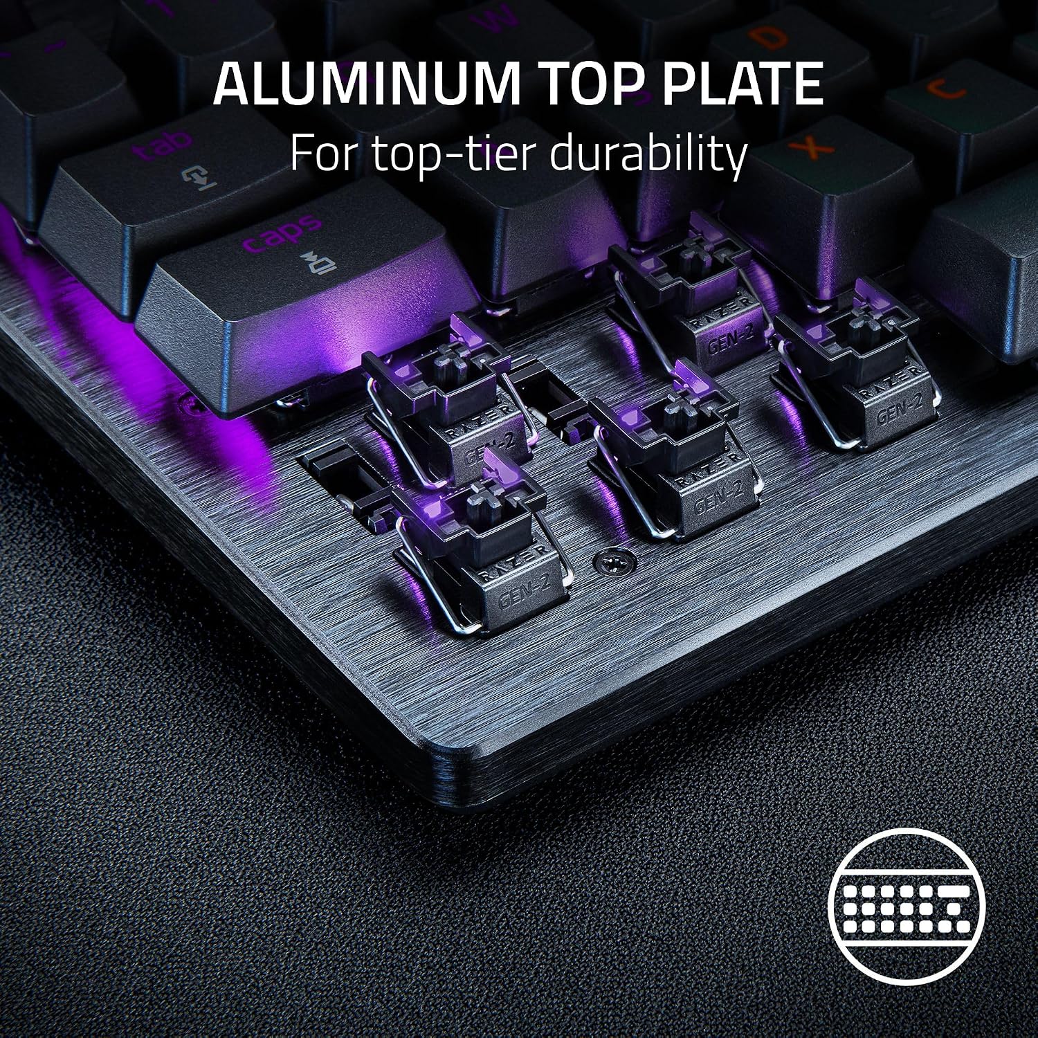 Razer Huntsman V3 Pro 8KHz Esports Gaming Keyboard: Analog Optical Switches Gen 2-8000 Hz Polling Snap Tap - Rapid Trigger - Adjustable Actuation - Media Controls - PBT Keycaps - Black