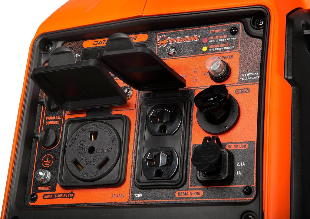 WEN Quiet and Lightweight 3600-Watt RV-Ready Portable Inverter Generator with Fuel Shut Off and CO Watchdog (56360iX)