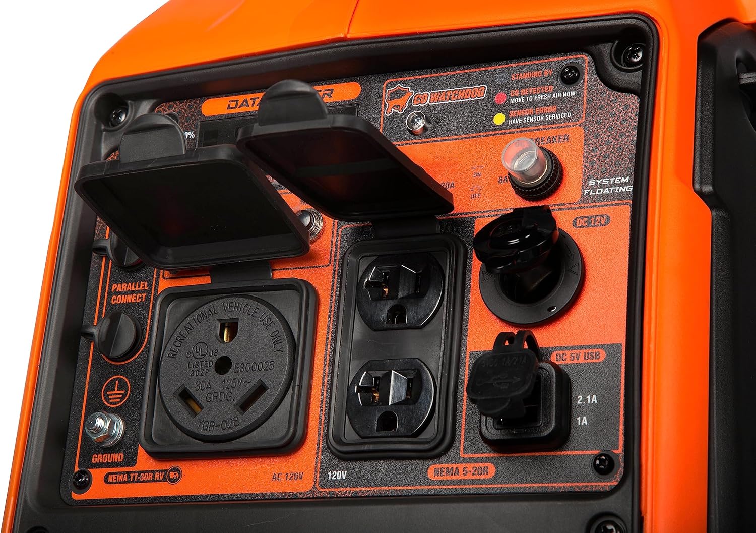 WEN Quiet and Lightweight 3600-Watt RV-Ready Portable Inverter Generator with Fuel Shut Off and CO Watchdog (56360iX)