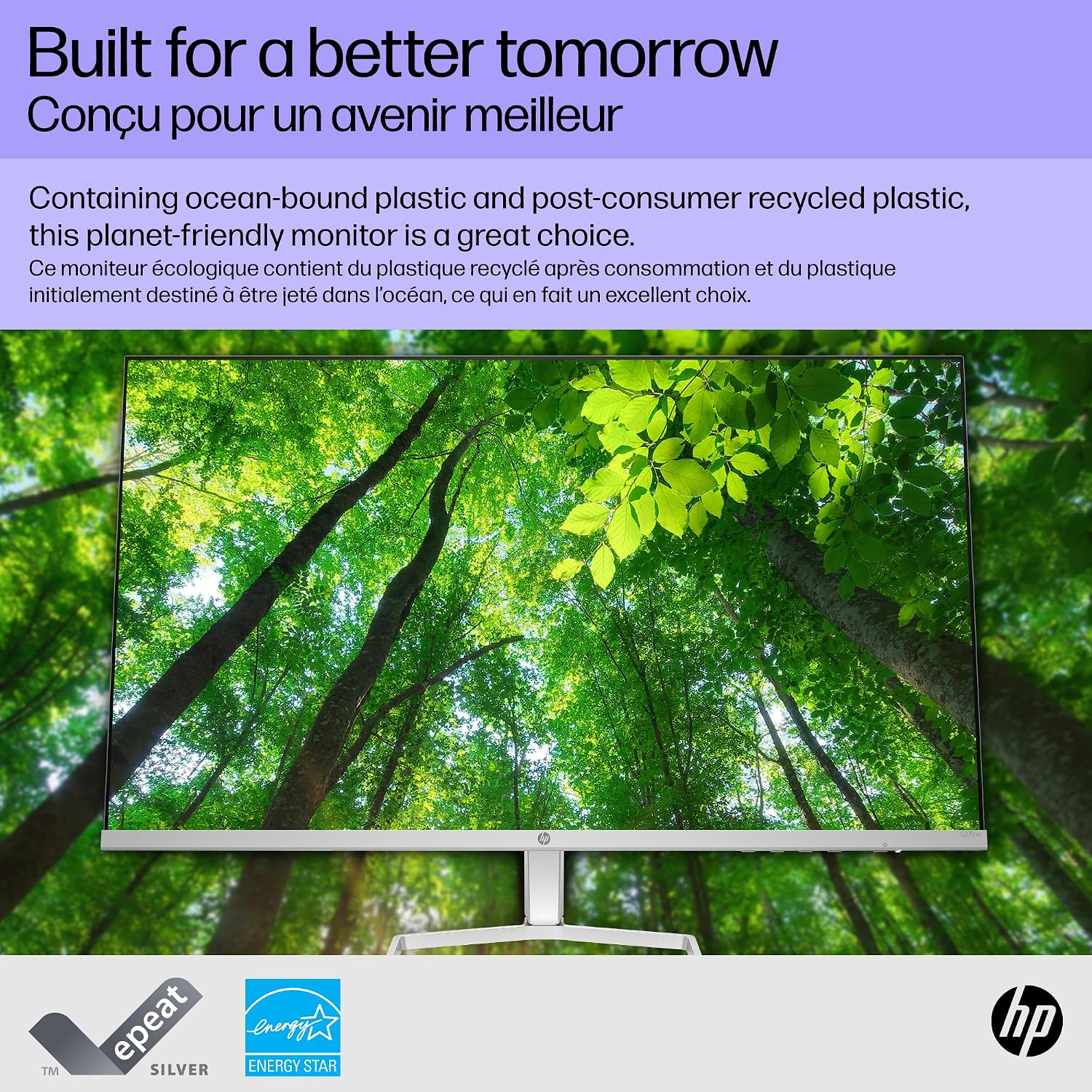 HP Series 5 27 inch FHD Monitor, Full HD Display (1920 x 1080), IPS Panel, 99% sRGB, 1500:1 Contrast Ratio, 300 nits, Eye Ease with Eyesafe Certification, 527sw (2024)