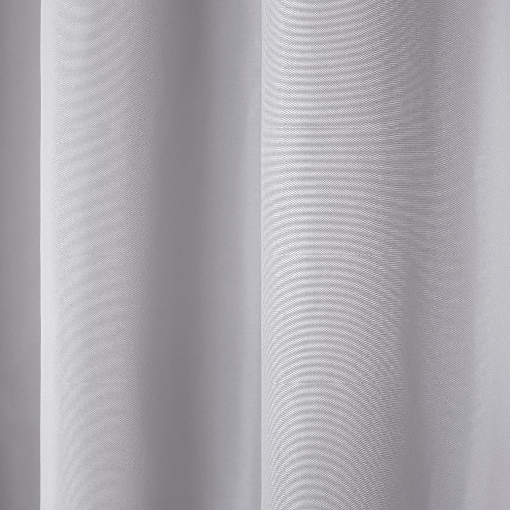 TOWN & COUNTRY BASICS Heavyweight Grommet Curtain, Cloud Grey | Light Filtering | Indoor Outdoor | Water Repellent | 54'x96', Pack of 12